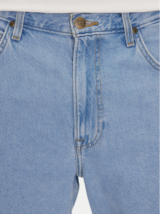 Lee Lee Pantaloni scurți de blugi Asher 112364084 Albastru Loose Fit