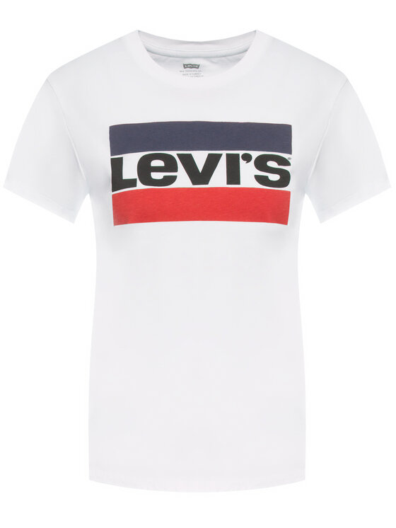 Levi's® Levi's® T-Shirt The Perfect Graphic Tee 17369-0297 Bílá Regular Fit