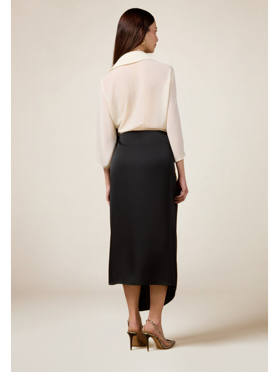 Oltre Oltre Vestito 7384R004929N0S1 Nero Slim Fit