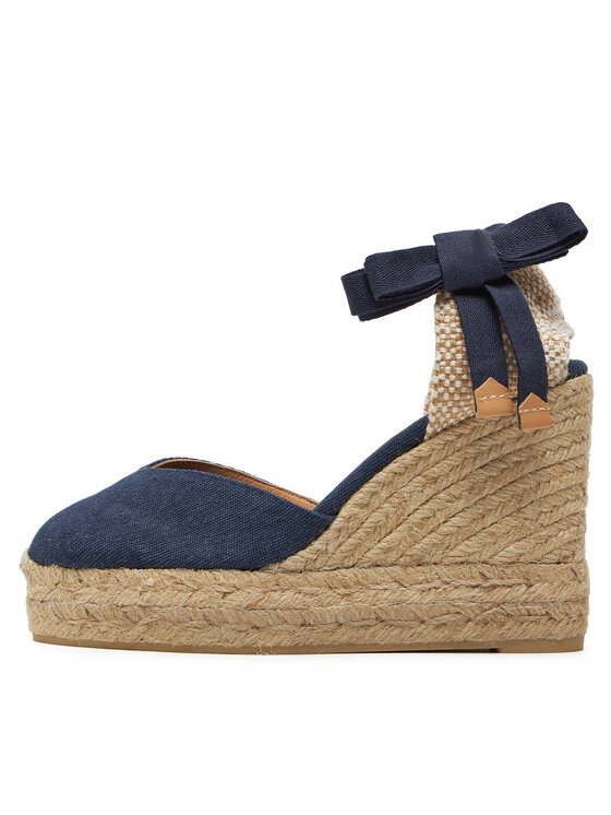 Castañer Castañer Espadrile Chiara/8Ed/002 021668 Albastru