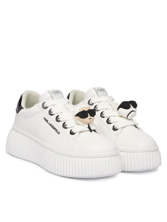 KARL LAGERFELD KARL LAGERFELD Sneakersy Kreeper Lo KL42336T Bílá