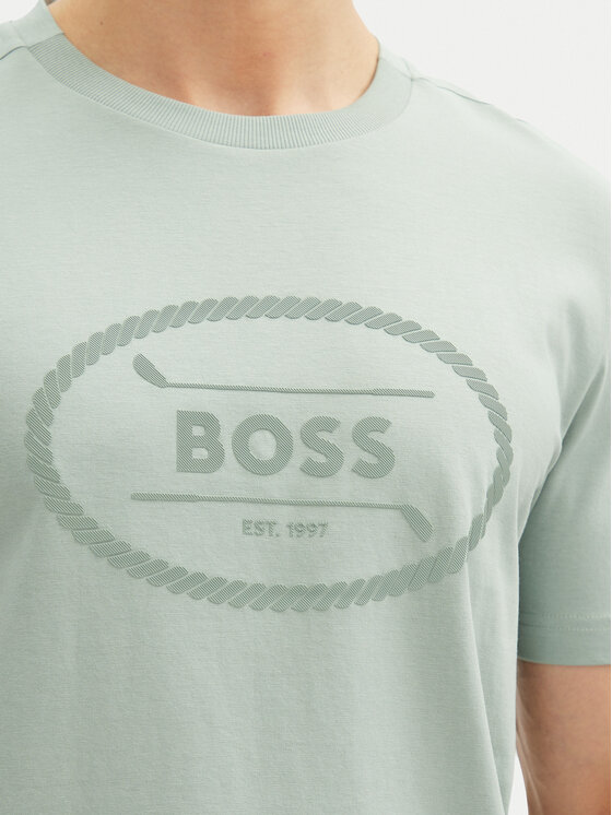 BOSS BOSS Majica 50537825 Zelena Regular Fit