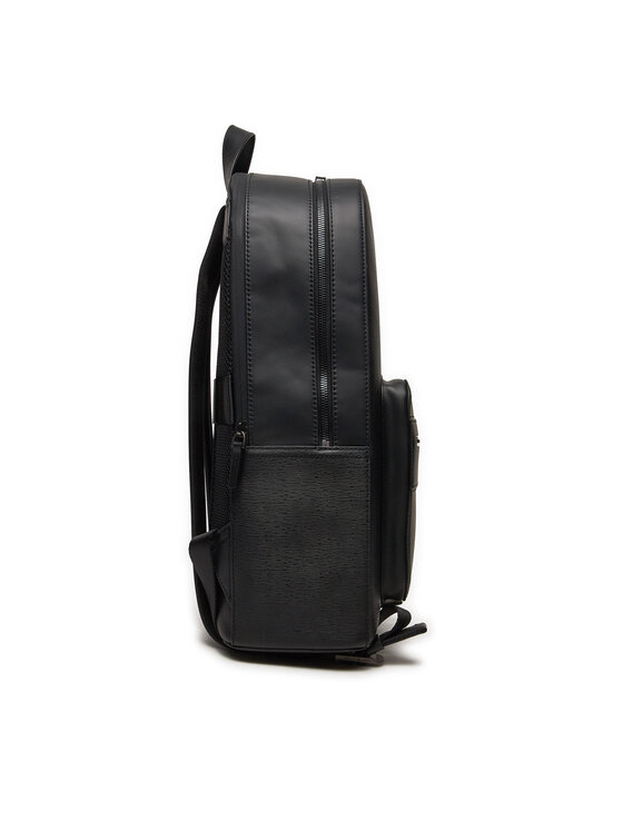 Tommy Hilfiger Tommy Hilfiger Rucsac Business Leather Backpack AM0AM12491 Negru