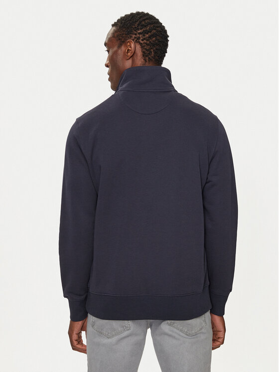 Gant Gant Mikina Reg Shield Half Zip Sweat 2008005 Tmavomodrá Regular Fit