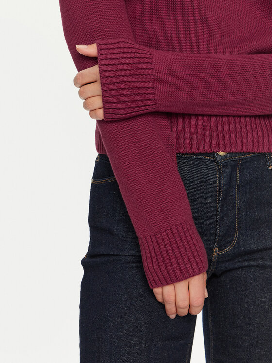 Guess Jeans Guess Jeans Džemperis W4BR10 Z3HM1 Bordo Regular Fit