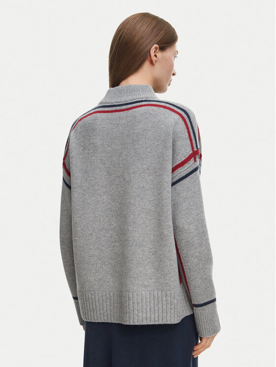 Tommy Hilfiger Tommy Hilfiger Rollkragenpullover WW0WW51430 Grau Relaxed Fit