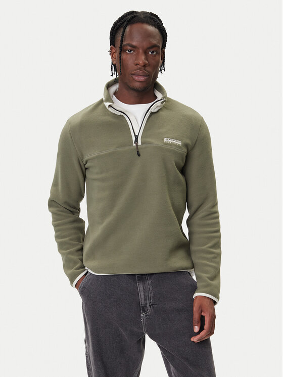 Napapijri Napapijri Polar T-Dergana NP0A88UZ Zielony Regular Fit