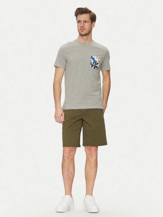 Blend Blend T-shirt 20718297 Siva Regular Fit