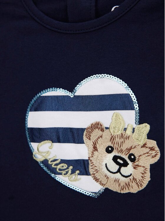 Guess Kids Guess Kids Sukienka codzienna 181325 Niebieski Classic Fit