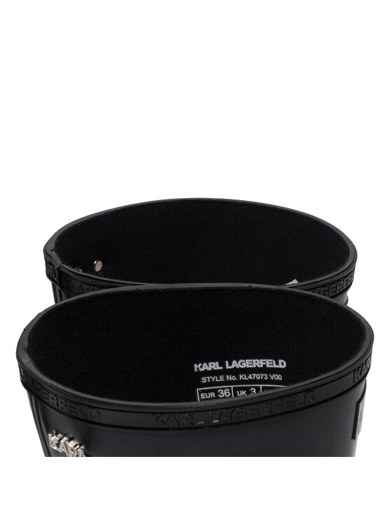 KARL LAGERFELD KARL LAGERFELD Γαλότσες KL47073 Μαύρο