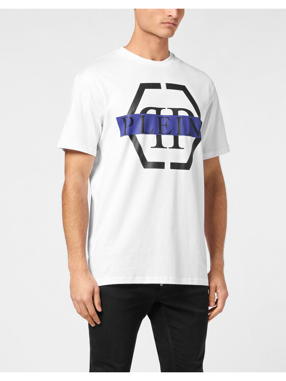 PHILIPP PLEIN PHILIPP PLEIN T-Shirt 22947 Bílá Regular Fit