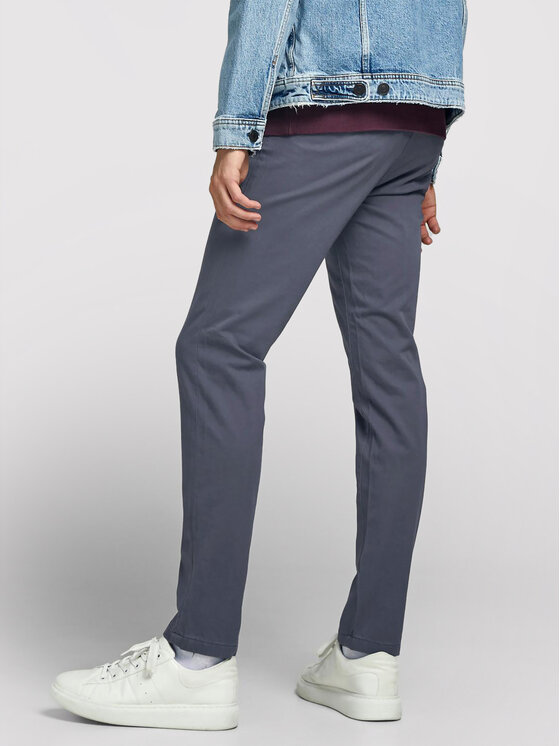 Jack&Jones Jack&Jones Chino hlače Jjimarco Jjbowie 12176042 Siva Slim Fit