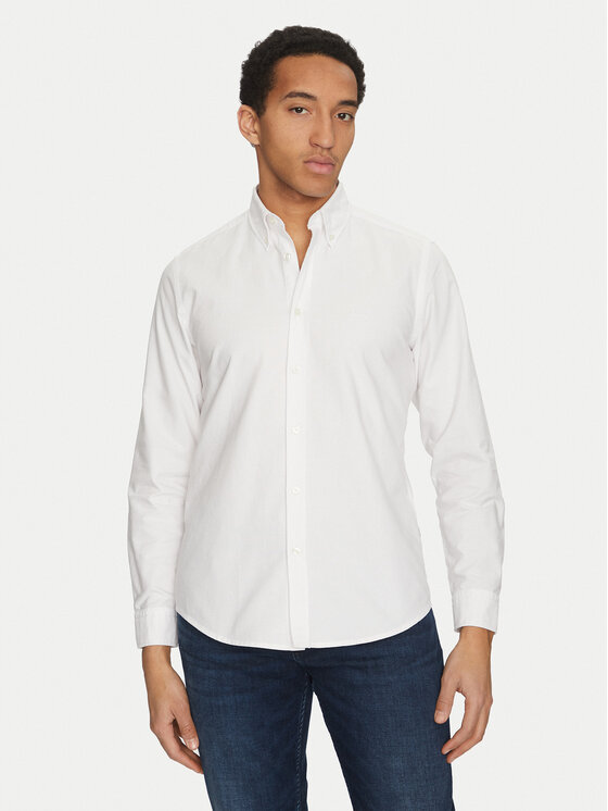 BOSS BOSS Camicia Rickert 50519707 Bianco Regular Fit