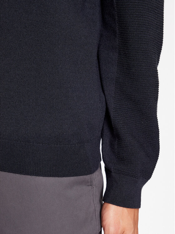BOSS Boss Pulover Momentum-X_Cn 50498559 Bleumarin Regular Fit