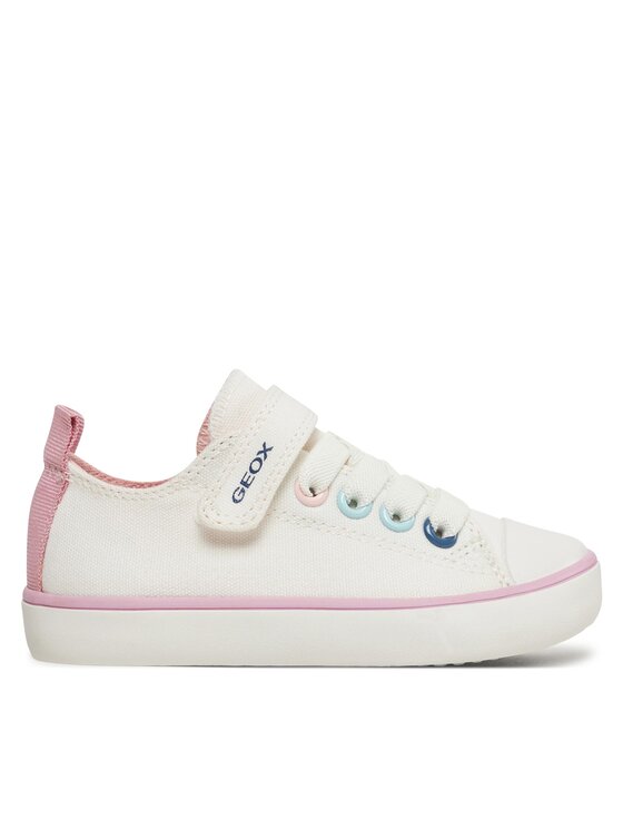 Geox Plátenky J Gisli Girl J454NA 00010 C1000 M Biela