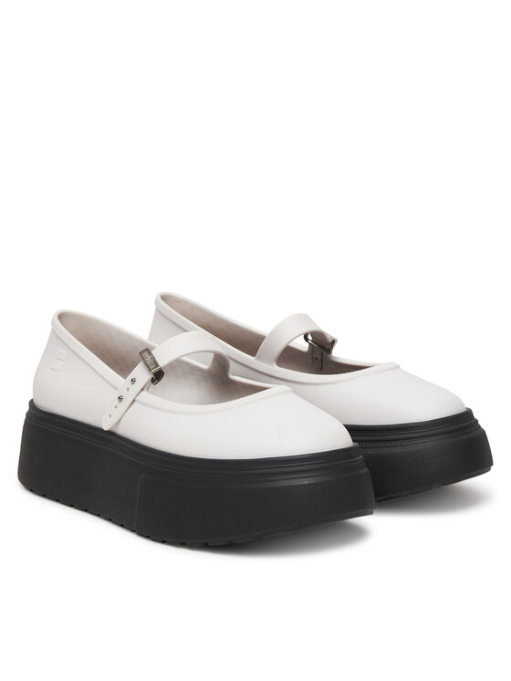 Melissa Melissa Baleriny Soft Ballerina Platform Ad 37858 Biały