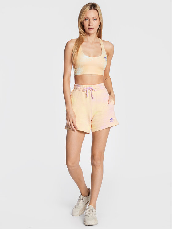adidas adidas Top Allover Print HL6596 Beež Slim Fit