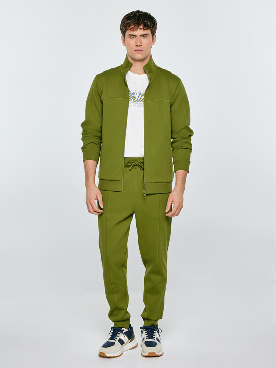 BIG STAR BIG STAR Bluza WLADOR Zielony Basic Fit
