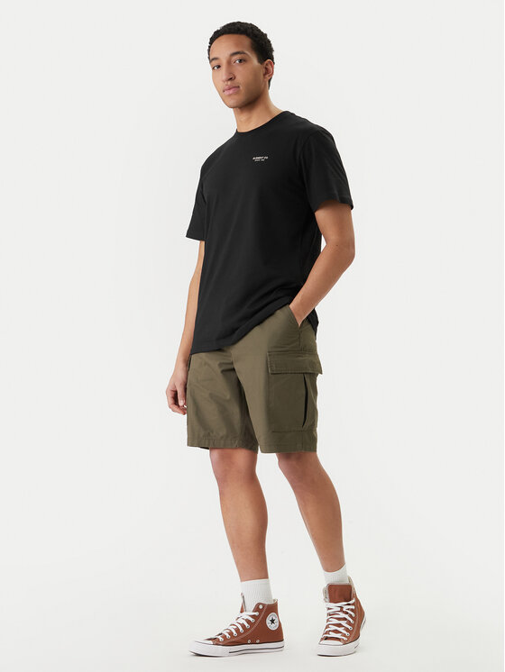 Element Element Bavlnené šortky Legion 21" ELYWS00137 Kaki Relaxed Fit