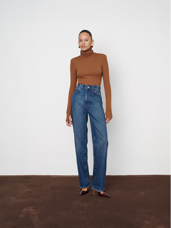 La Mania La Mania Dolcevita COREY Beige Casual Fit