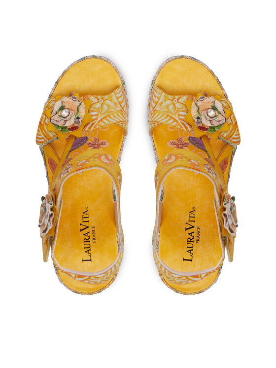 Laura Vita Laura Vita Босоніжки Facdiao 42 Жовтий