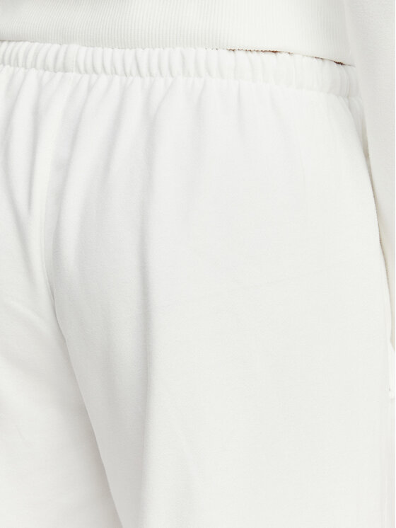 Tommy Jeans Tommy Jeans Teplákové nohavice Metallic Logo DW0DW22735 Biela Wide Leg