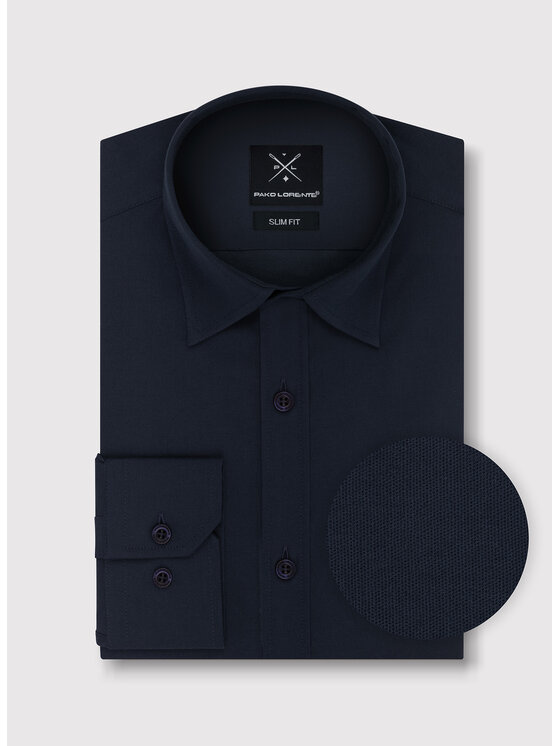 Pako Lorente Pako Lorente Koszula P23WF-1X-037 Granatowy Slim Fit