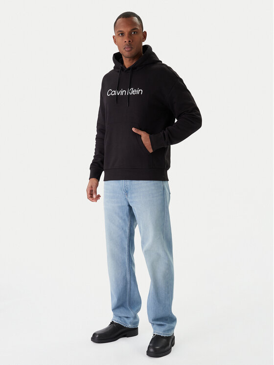 Calvin Klein Calvin Klein Džemperis Hero K10K111345 Juoda Regular Fit