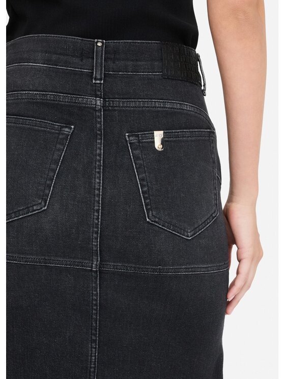 Liu Jo Liu Jo Spódnica jeansowa UF5129D026987463 Czarny Regular Fit