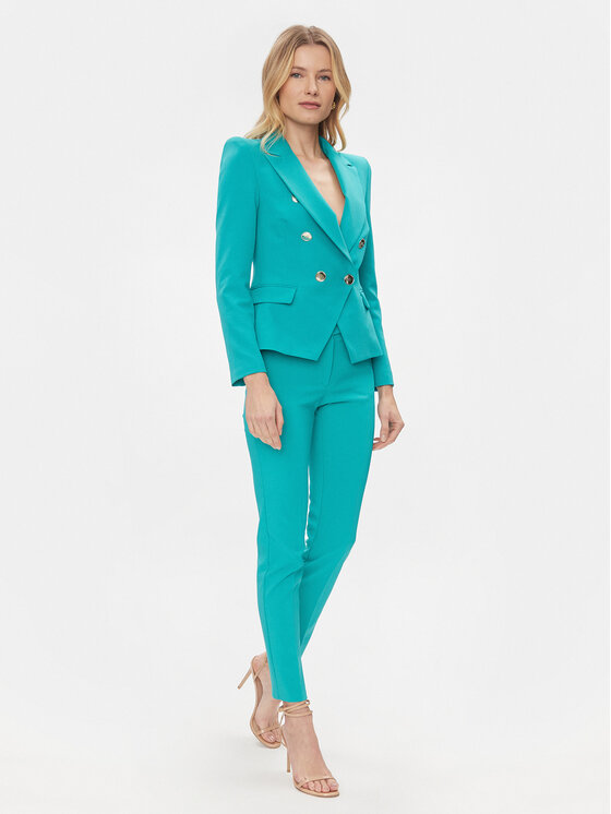 Rinascimento Rinascimento Текстилни панталони CFC0117747003 Електриков Regular Fit