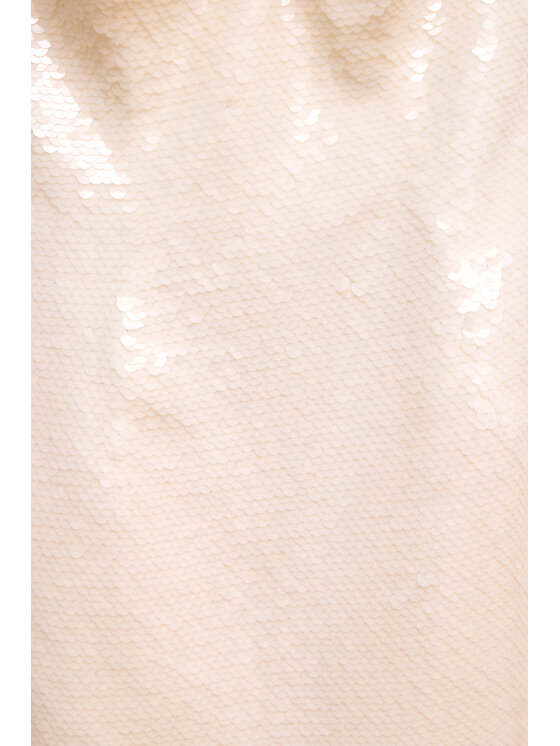 Epuzer Epuzer Sukienka wieczorowa Sequined corset Kremowy Standard Fit