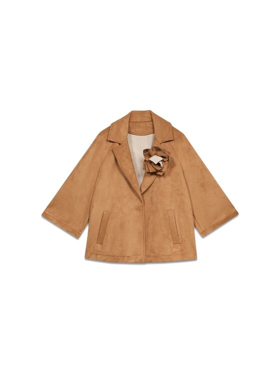 Oltre Oltre Cappotto 8151J000220N002 Écru A-Line Fit