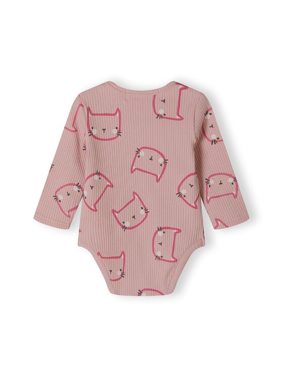 MINOTI MINOTI Komplet 3 par body 21babyrib3 Różowy Regular Fit