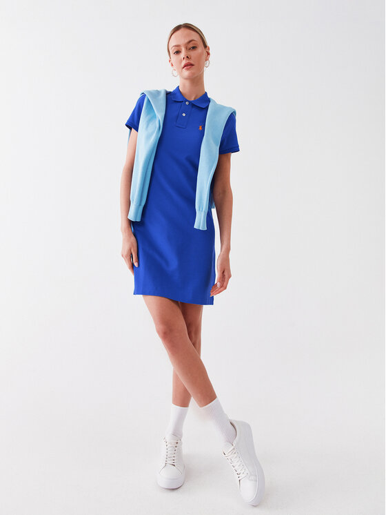 Polo Ralph Lauren Polo Ralph Lauren Rochie de zi 211799490007 Albastru Regular Fit