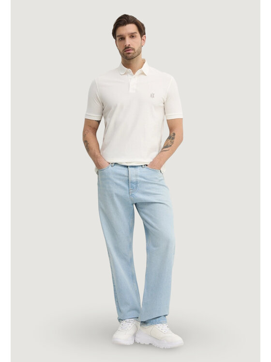 Armani Exchange Armani Exchange Polo XM000367 AF13022 Bianco Casual Fit