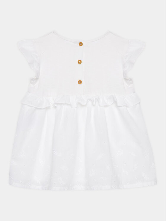 United Colors Of Benetton United Colors Of Benetton Sukienka codzienna 47YZAV00B Biały Regular Fit