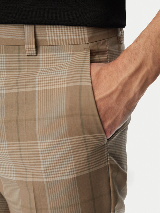 HUGO HUGO Uzvalka bikses Hogan 263X 50569204 Bēšs Extra Slim Fit