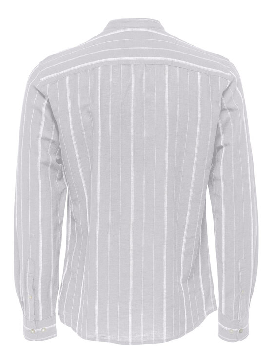 Only & Sons Only & Sons Сорочка 22025122 Сірий Slim Fit