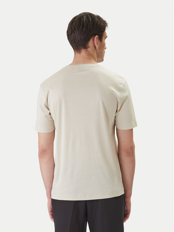 BOSS BOSS Tricou TS_Unity 50554557 Bej Regular Fit