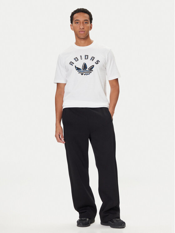 adidas adidas T-särk Graphic JX3089 Valge Regular Fit