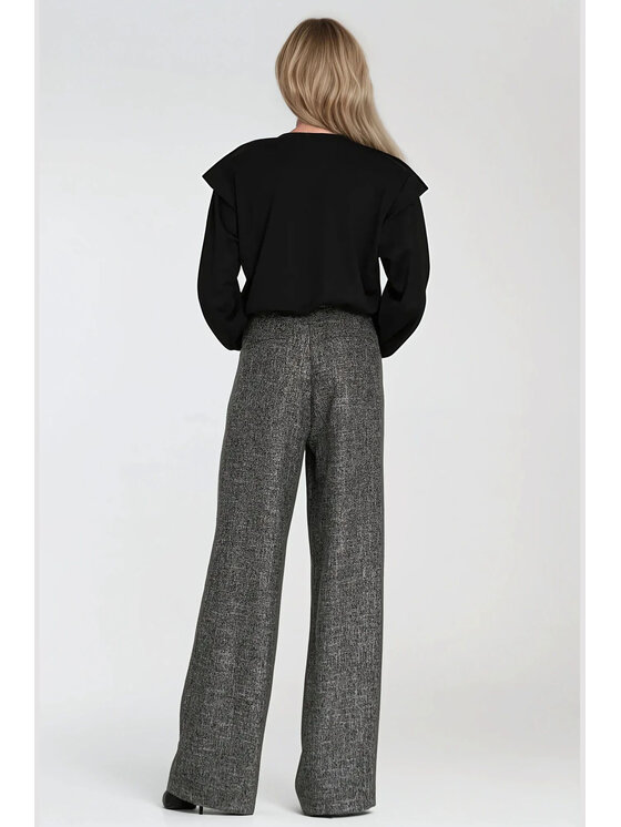 NIFE NIFE Mikina BL10 Černá Oversize