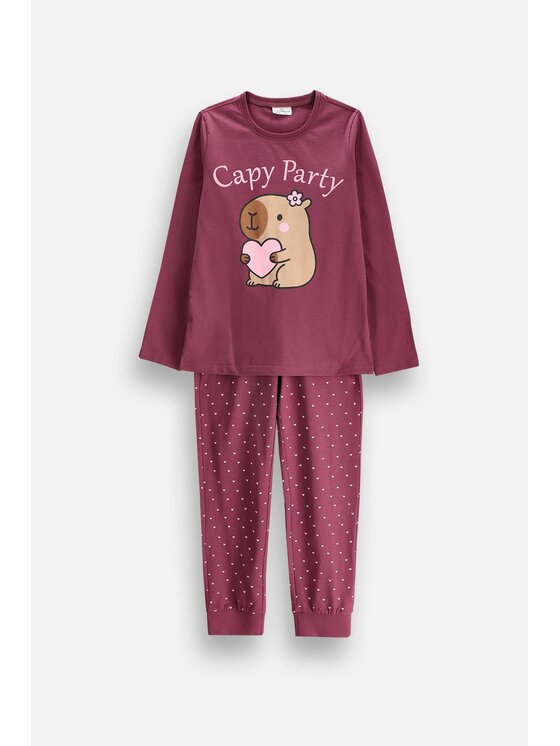 Coccodrillo Coccodrillo Pyžamo ZC6448101PJS-007 Růžová Regular Fit