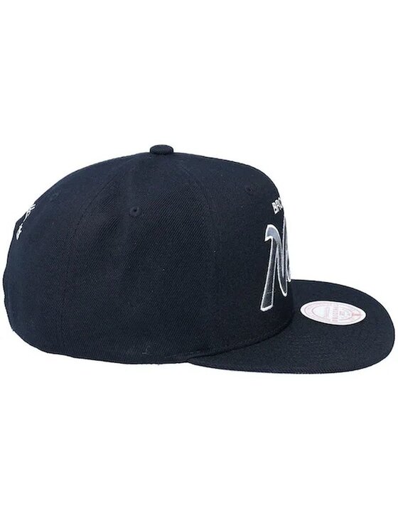 Mitchell & Ness Mitchell & Ness Cappellino NBA TEAM SCRIPT 2.0 SNAPBACK NETS Nero