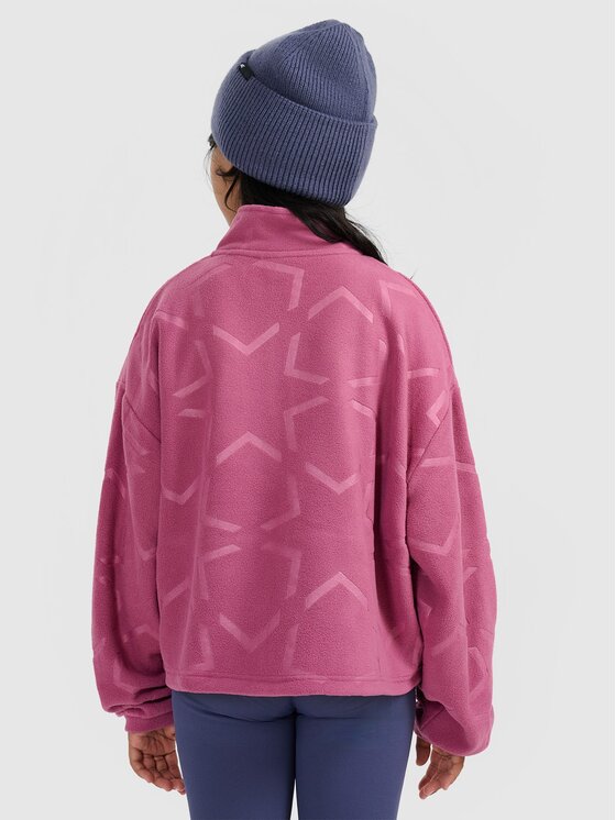 4F 4F Felpa di pile 4FJWAW25TFLEF342-53A Rosa Oversize