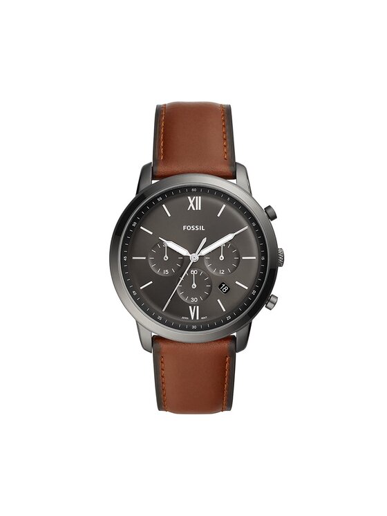 Fossil Fossil Zegarek Neutra Chrono FS5512 Brązowy