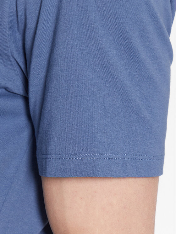 HUGO Hugo T-Shirt Dero222 50466158 Modrá Regular Fit