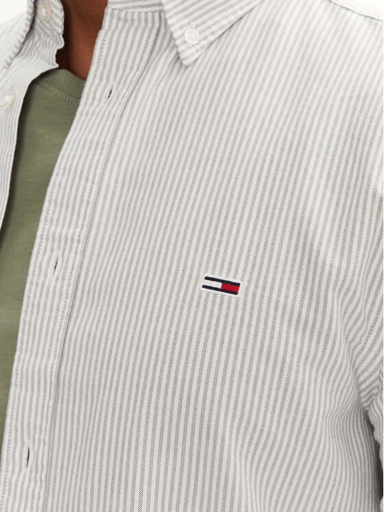 Tommy Jeans Tommy Jeans Krekls DM0DM20668 Zaļš Slim Fit