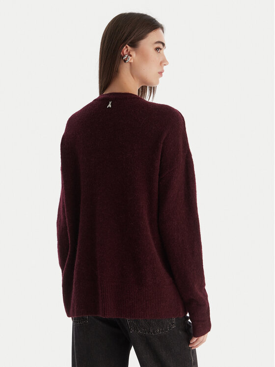 Patrizia Pepe Patrizia Pepe Pulover 2K0326/K293-M536 Vișiniu Regular Fit