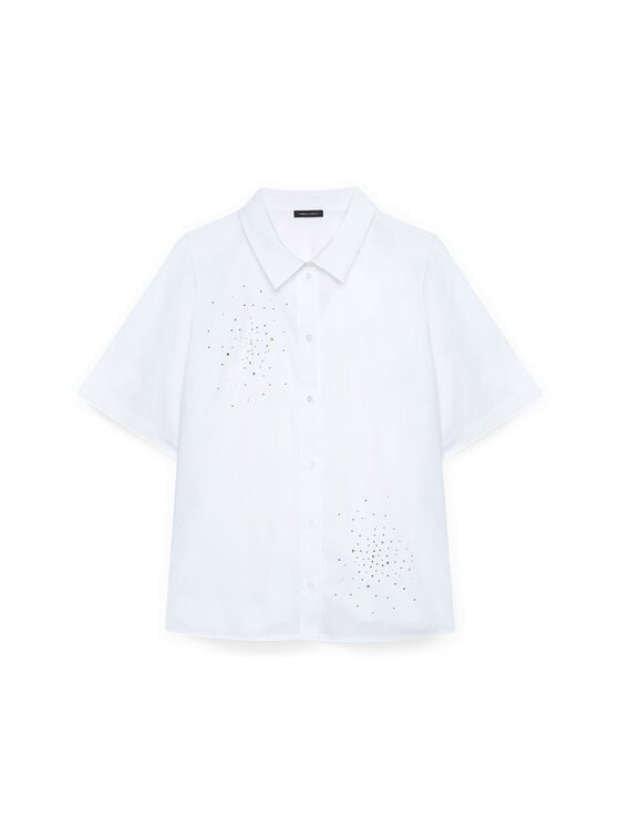 Fiorella Rubino Fiorella Rubino Camicia 5115T001358N011 Bianco Regular Fit