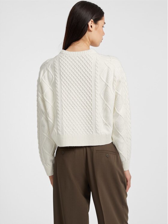 Guess Jeans Guess Jeans Πουλόβερ 178813 Μπεζ Classic Fit